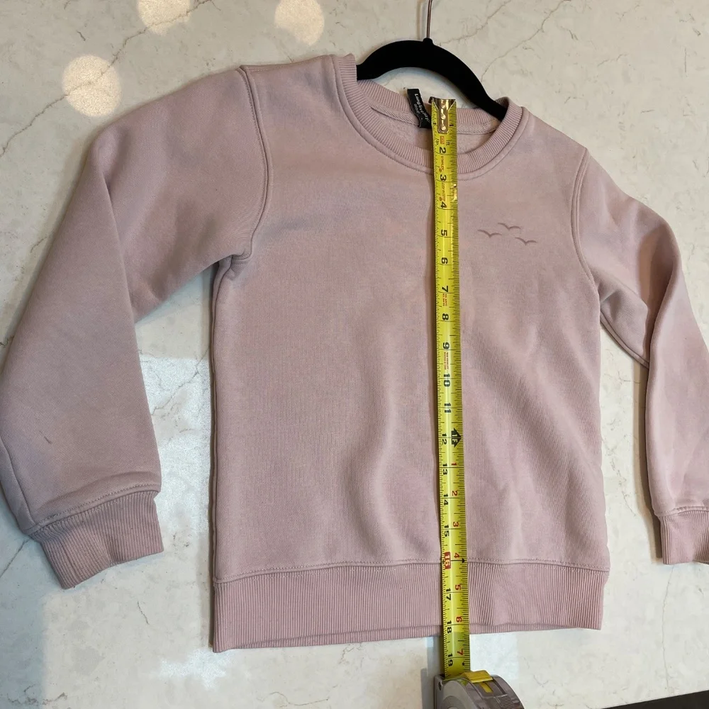 LazyPants pale pink sweatshirt girls size 8